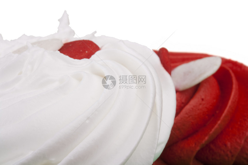 装饰蛋糕白色销售食欲咖啡店奶油店铺红色面包蛋糕糖果图片