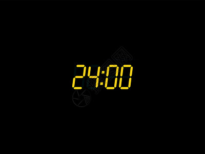 24小时展示电子数字小时时间显示器背景图片