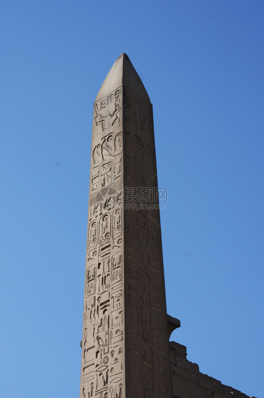 埃及卢克索寺庙考古学历史雕像法老石头砂岩花岗岩方尖碑纪念碑图片
