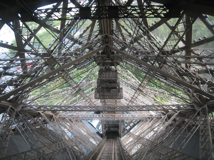 埃菲尔塔铁塔金属建筑光束纪念碑旅游图片