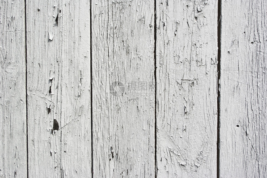 风化白漆木的本底背景白色风化木材材料木头桌子条纹灰色乡村地面图片