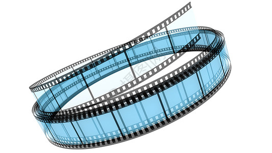 卷起的线段颜色胶片边界黑色蓝色框架链轮动画反射磁带投影摄影背景图片