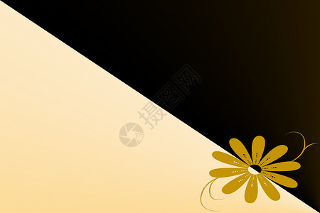 现代抽象背景电脑网络艺术黑色黄色卡片墙纸背景图片