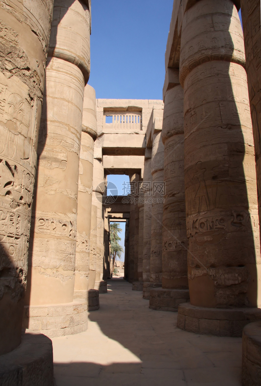 埃及卢克索雕塑法老考古学寺庙历史花岗岩石头砂岩纪念碑图片