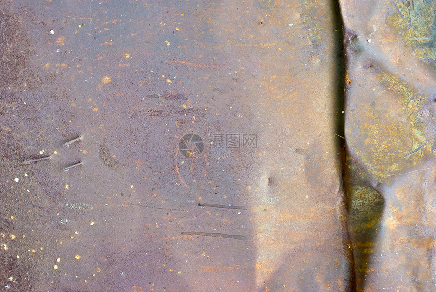 铁生锈金属盘子侵蚀划痕材料腐蚀乡村墙纸床单框架图片