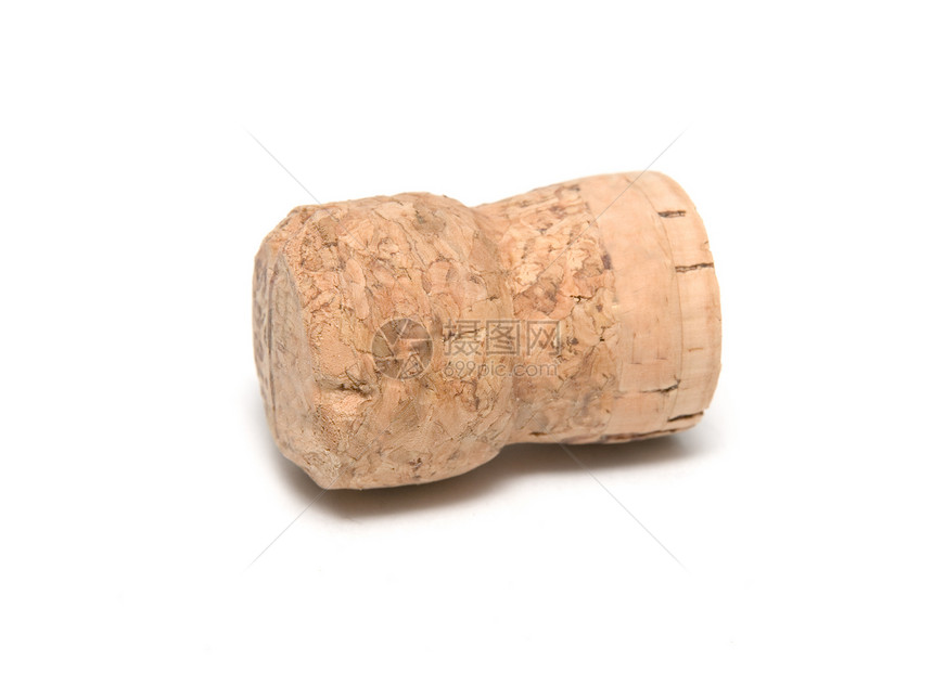 香槟瓶装瓶头白色木头塞子软木空白图片