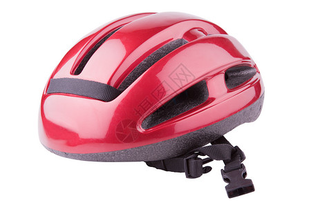 头盔红色娱乐安全运动自行车背景图片