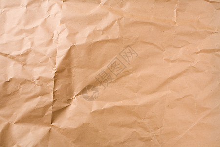 棕纸质回收材料包装折痕起皱皱纹背景图片