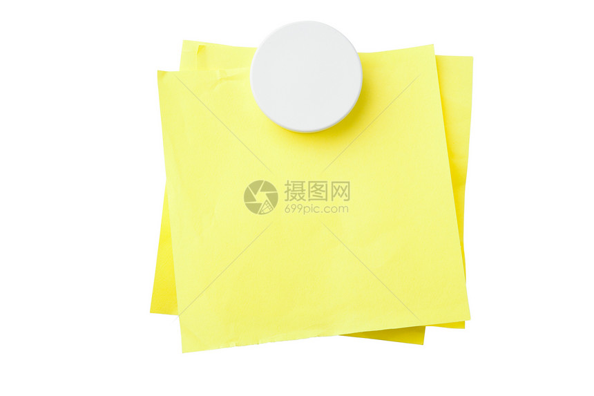 粘性笔记床单办公室问候语标签教育物品黄色空白商业磁铁图片
