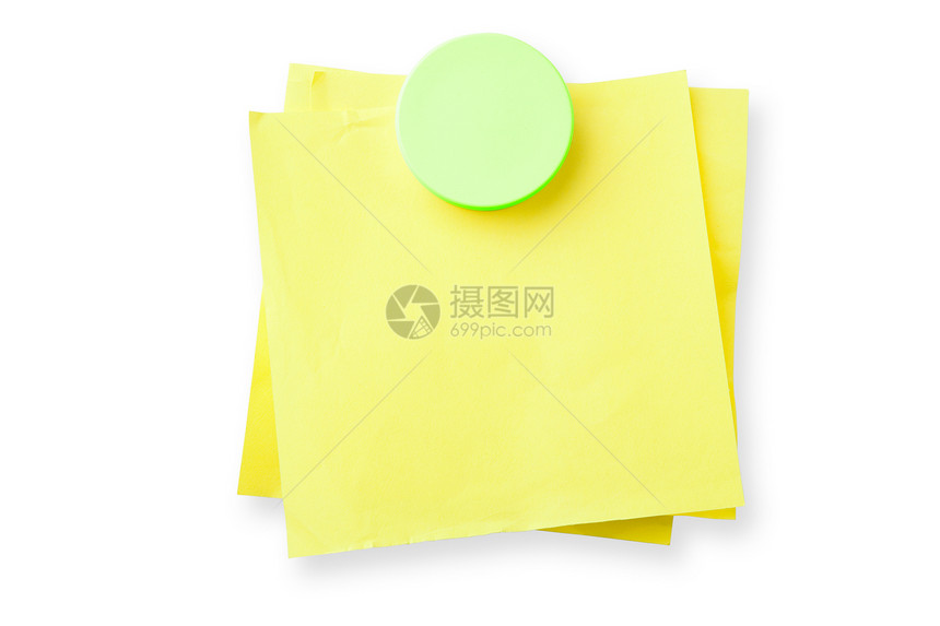 粘性笔记磁铁塑料圆形问候语办公室床单商业教育空白阴影图片