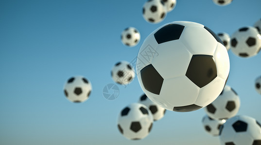 足球球天空横幅插图运动行动游戏作品白色阳光水平背景图片