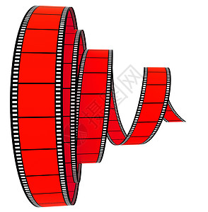 电影素材片段3d电影片段向前推进红色黑色夹子陷害摄影白色工作室卡通片卷轴视频背景