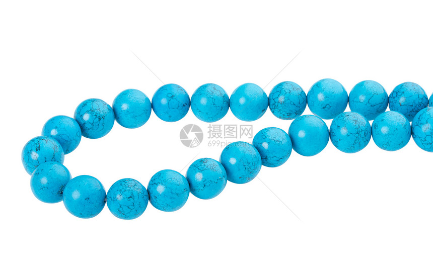 蓝珠珠子宝石蓝色珍珠宝藏派对白色水平魅力细绳图片
