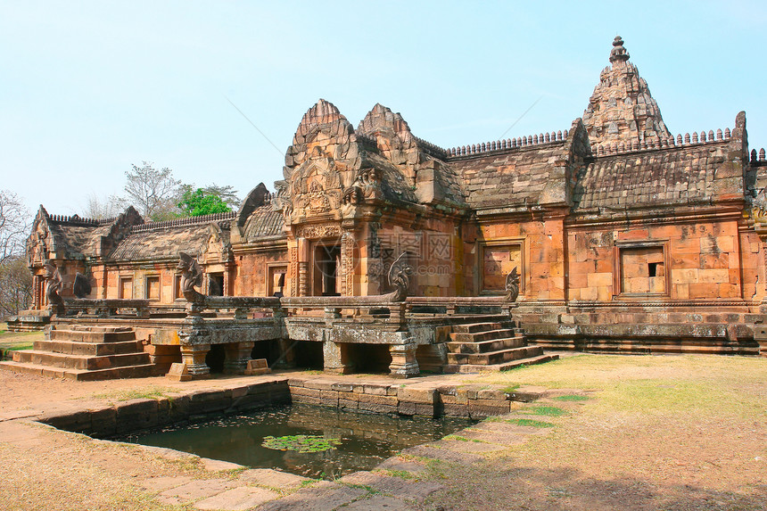泰国历史公园古老的宫殿图片