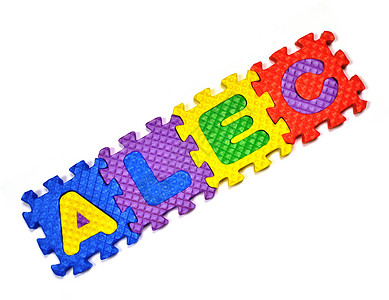 亚lec字母积木免版税照片库存股票紫色红色黄色玩具背景图片