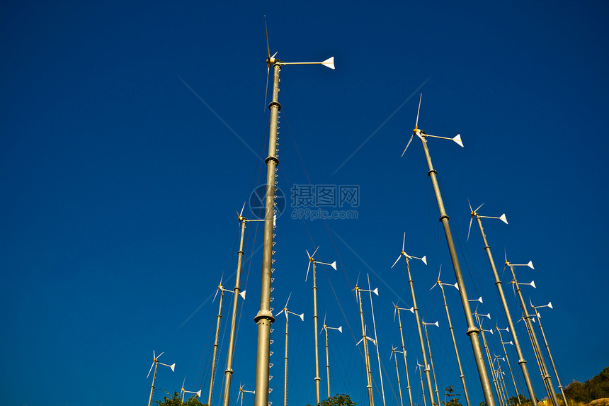 风力涡轮发电机环境生产力量农场资源旋转生态场地车站技术图片