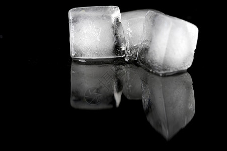 黑色冰块冰锥冰块正方形白色立方体凉水黑色模仿冻结背景