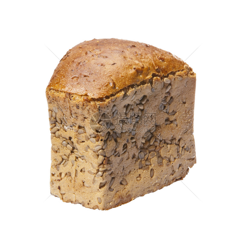 一块面包谷物对象食物健康饮食美食家影棚图片