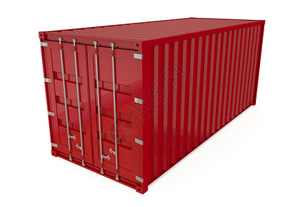 海运集装箱出口红色贸易货运送货国际全球工业船运金属高清图片