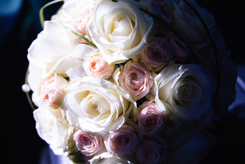 婚前花束玫瑰新人庆典婚礼白色仪式新娘图片
