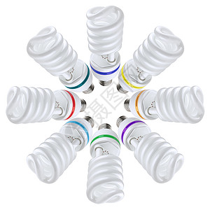 灯泡储蓄玻璃经济公用事业螺旋荧光技术活力灯光背景图片