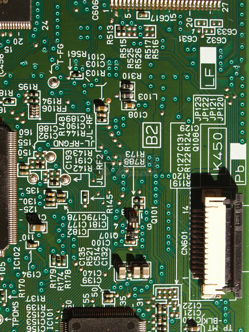 印刷电路电阻器电容器木板技术电子电路板接线蚀刻电子产品收音机图片