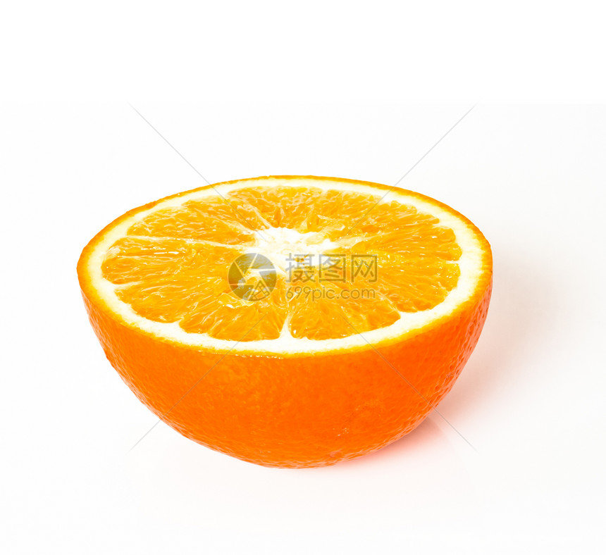 半橙子食物水果热带果汁蔬菜果味圆圈团体图片