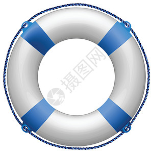 蓝色生命浮标巡航戒指航行安全导航救生圈航海空白救生衣橡皮背景图片
