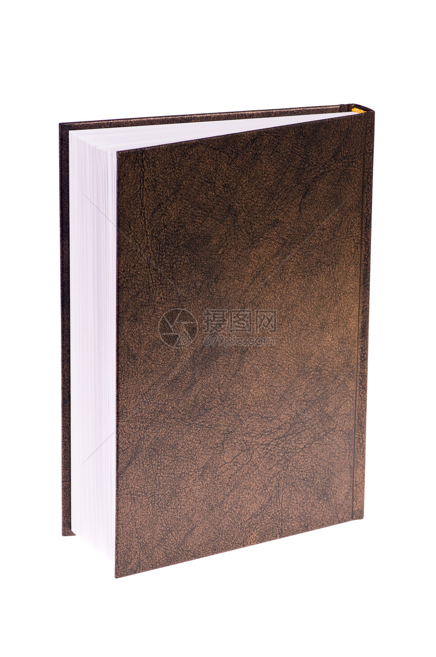 棕皮书字典精装白色工作簿教育棕色教科书知识笔记本图片