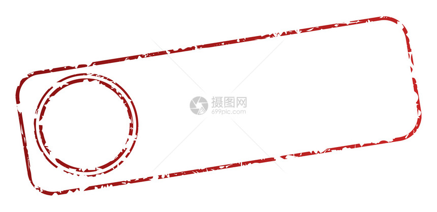 空白邮票海豹红色褪色矩形印象商业圆圈权威图片