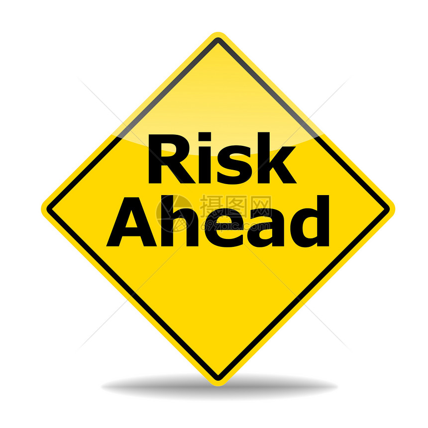 风险风险概念战略损害安全冒险预防交通碰撞插图白色注意力图片