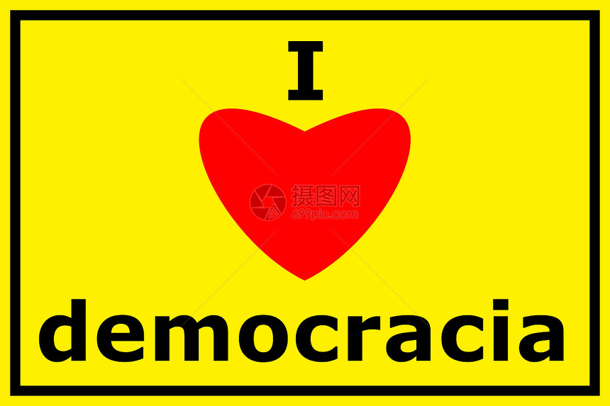 民主投票政治自由选举政体选民黄色表决图片
