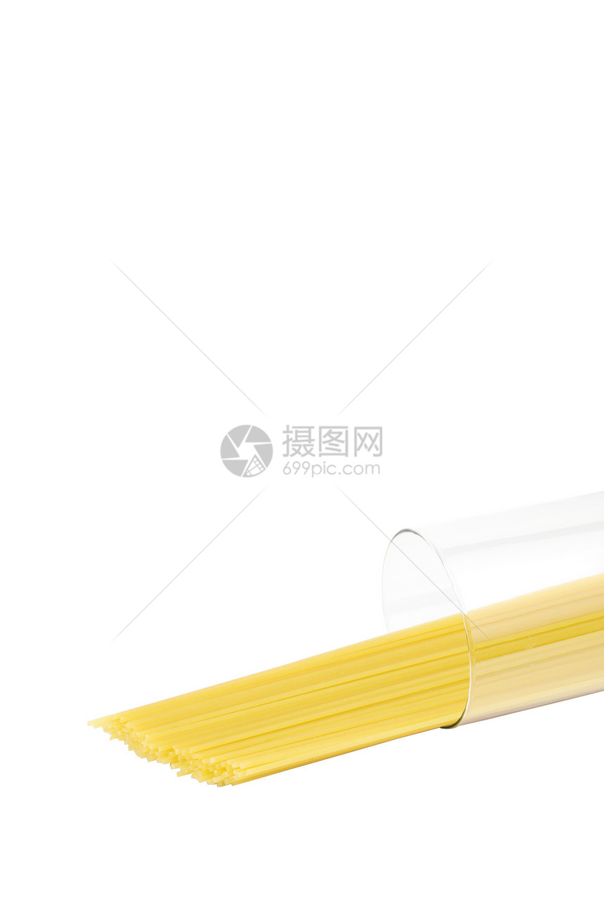 玻璃容器上的意大利面糊食物糖类烹饪面条小麦白色黄色美食产品图片