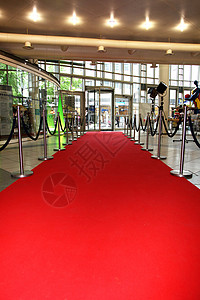 红地毯财富名声奢华明星魅力典礼娱乐夜生活大堂名人堂背景