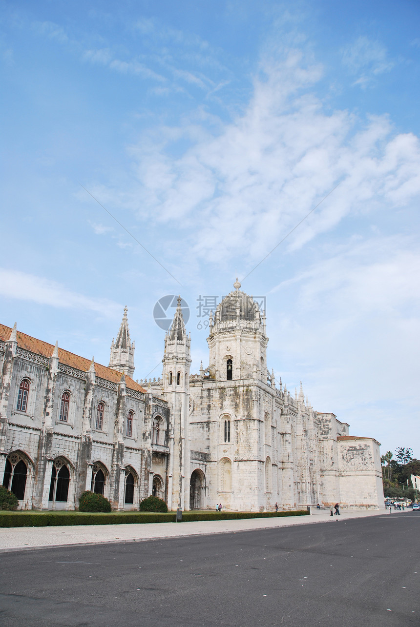 里斯本人修道院旅行地标观光指令文化建筑学游客旅游纪念碑教会图片