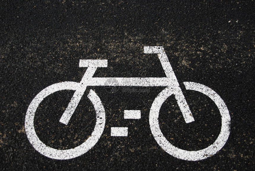 使用自行车标志片状图片