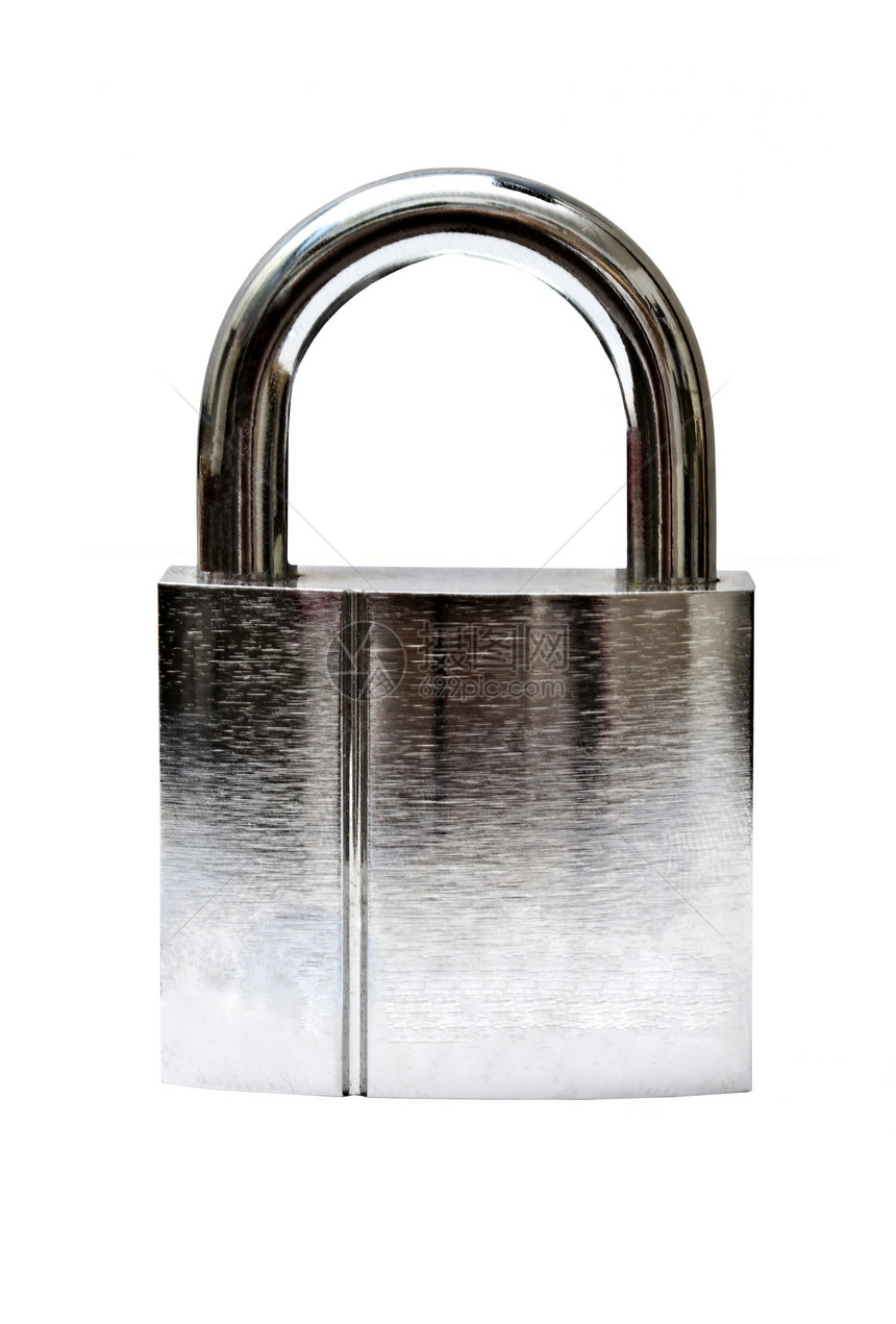 挂隔锁安全挂锁金属钥匙白色宏观图片