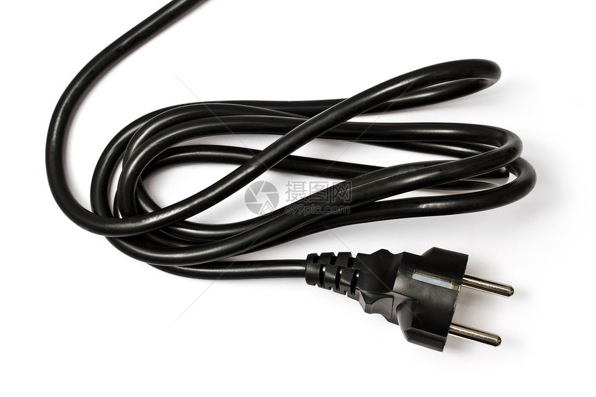 电插件绳索技术插头力量别针数字化电子电气白色电压图片