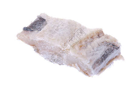 盐鳕鱼食物鱼片白鱼盐渍白色营养海鲜海洋工作室产品背景图片