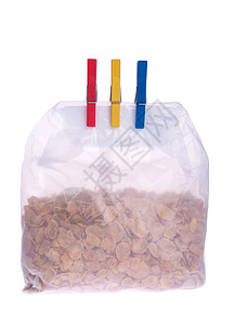 玉米袋粮食薄片钉子衣夹塑料营养产品玉米旋转盒子背景图片