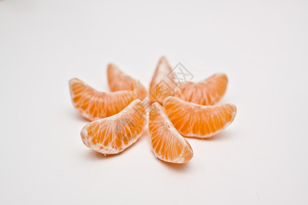 内白丁橙色环宏观生活水果高清图片