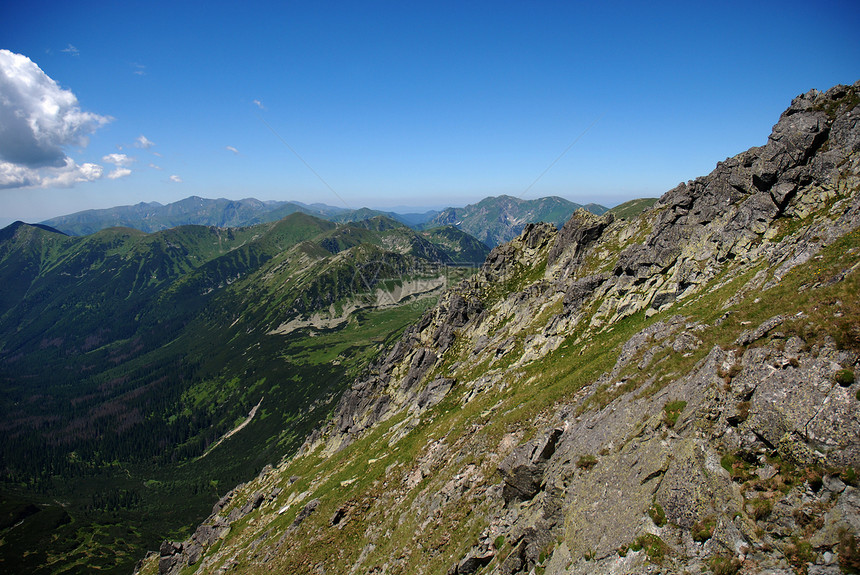 塔塔山海洋抛光热情山峰山脉顶峰海拔图片