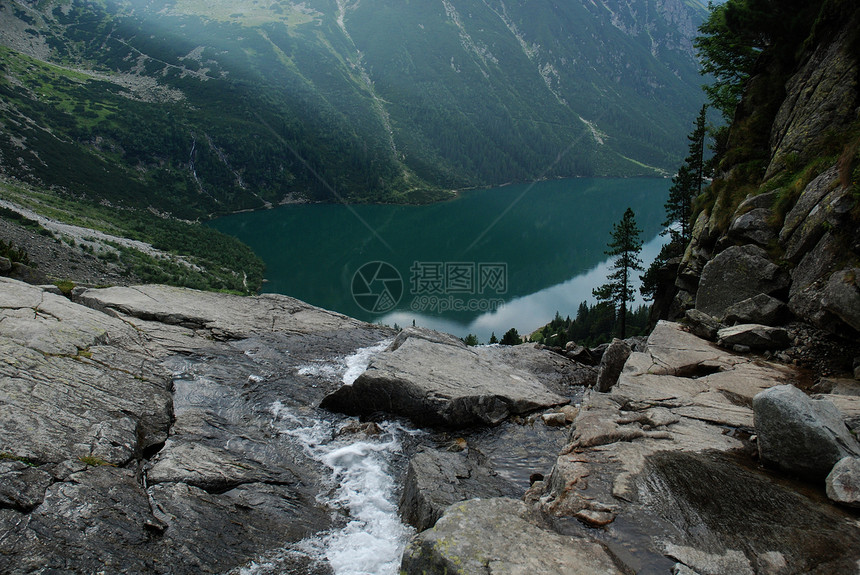 塔塔山冒险海拔绿色草地场景热情森林树木山脉天空图片