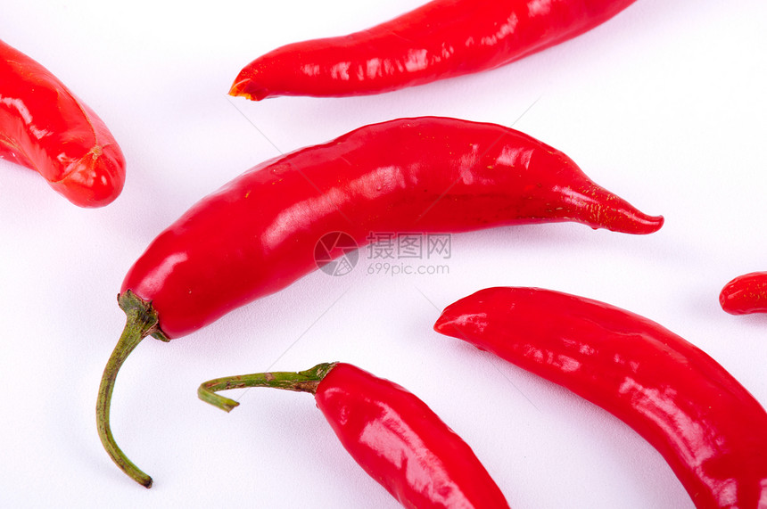 红辣椒水果食物蔬菜调味品辣椒胡椒红色白色绿色图片