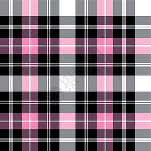 Tartan 方格矢量模式衣服插图正方形棉布粉色纺织品织物格子背景图片