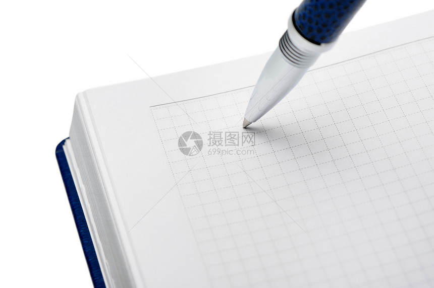 笔笔在笔记本上墨水商业办公室软垫日记空白字帖文档金属笔记图片