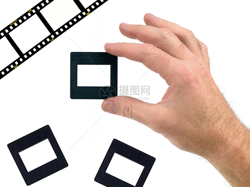 摄影阴性推介会框架照片剪裁展示空白画廊正方形电影边框图片