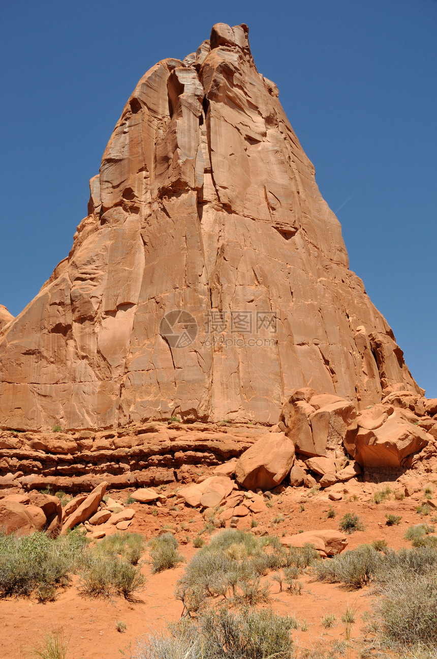 Sandstone 单石石-Arches国家公园图片