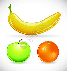香蕉可口冰棍水果果盒设计图片