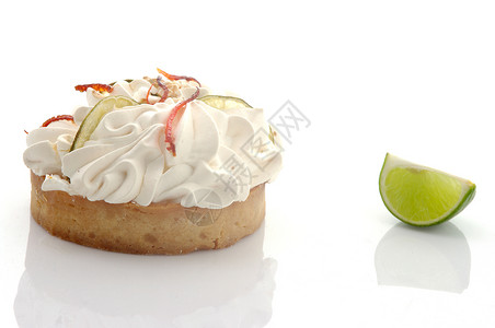 利差号糕点柠檬白色小吃蛋白甜点食物背景图片